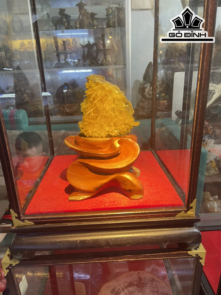 Bông Hoa Ưu Đàm Đá Trầm Tích Cao 19 (cm) 0,8kg
