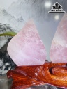 Tác Phẩm Đá Thạch Anh Hồng Cao 19 Ngang 22 (cm) 2kg