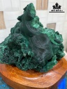 Tác Phẩm Đá Malachite Cao 18 Ngang 15 (cm) 2,7kg