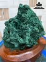 Tác Phẩm Đá Malachite Cao 18 Ngang 15 (cm) 2,7kg