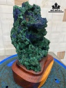 Tác Phẩm Đá Malachite Cao 22 (cm) 2,5kg
