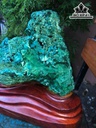 Tác Phẩm Đá Malachite Cao 25 Ngang 23 (cm) 6,2kg