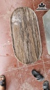 Khay Trà Gỗ Hóa Thạch Cao 45 Ngang 25 Sâu 3 (cm) 4kg