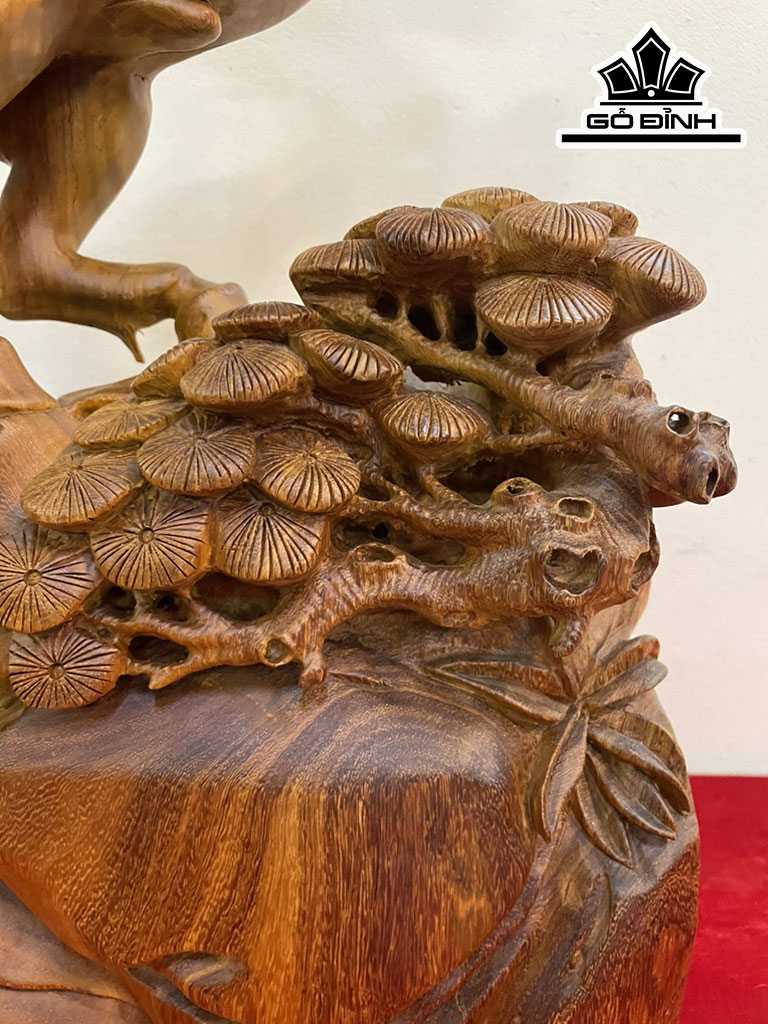Tượng Ngựa Phong Thủy (Nhất Mã Phi Thiên) Gỗ Hương Cao 60 Ngang 30 Sâu 16 (cm)