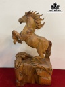 Tượng Ngựa Phong Thủy (Nhất Mã Phi Thiên) Gỗ Hương Cao 60 Ngang 30 Sâu 16 (cm)
