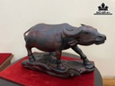 Tượng Trâu Gỗ Trắc Cao 23 Ngang 37 Sâu 15 (cm)