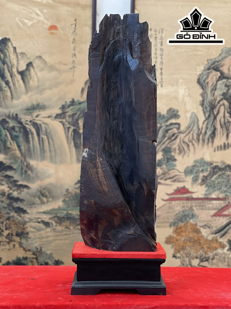 Tượng Nhất Tâm Bái Phật Gỗ Trắc Cao 70 Ngang 22 Sâu 15 (cm)