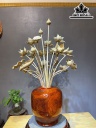 Bình Gỗ Hương Cao 40 Hoa Sen Gỗ Ngọc Am Cao 120 Ngang 76 Sâu 55 (cm)