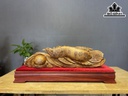 Tượng Cá Kim Long Gỗ Nu Ngọc Am Cao 18 Ngang 68 Sâu 15 (cm)