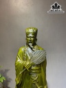 Tượng Gia Cát Lượng Gỗ Trắc Cao 60 Ngang 20 Sâu 14 (cm)