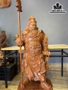 Tượng Quan Công Gỗ Hương Cao 102 Ngang 39 Sâu 25 (cm)