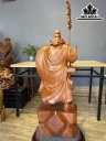 Tượng Quan Công Gỗ Hương Cao 102 Ngang 39 Sâu 25 (cm)