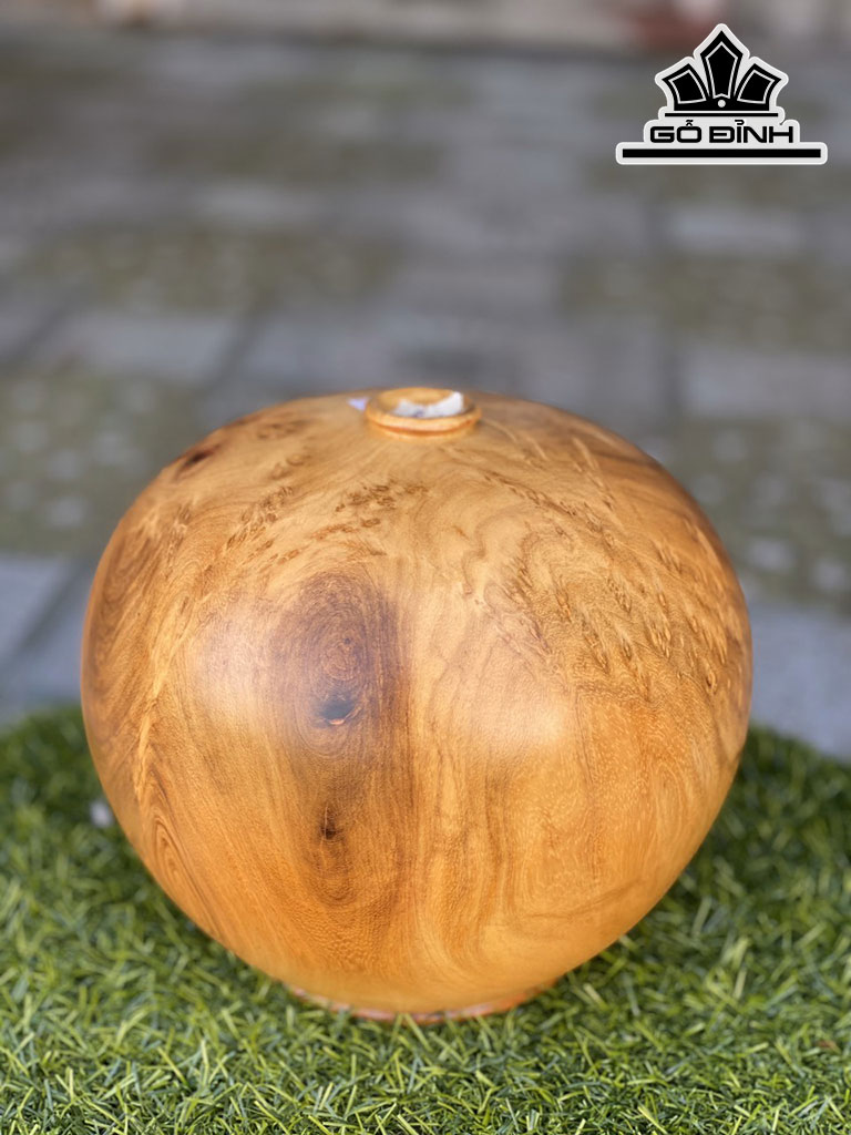 Bình Phú Quý Gỗ Nu Hương Cao 18 Đường Kính 20 (cm)