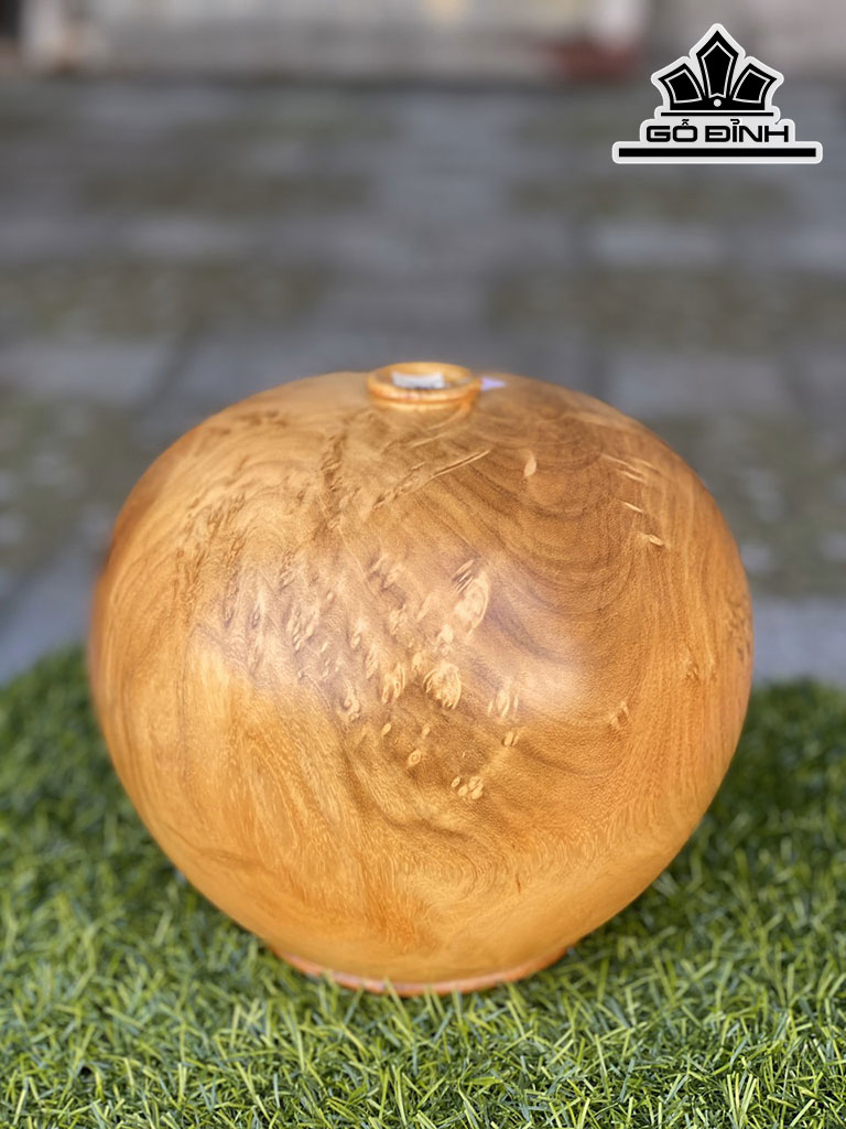 Bình Phú Quý Gỗ Nu Hương Cao 18 Đường Kính 20 (cm)