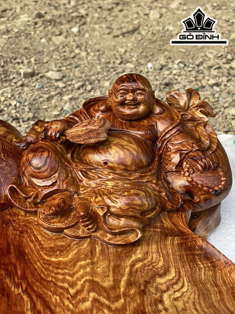 Khay Trà Gỗ Cẩm Cao 11 Ngang 33 Sâu 56 (cm)