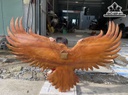 Tượng Đại Bàng Gỗ Hương Cao 90 Ngang 130 Sâu 28 (cm)