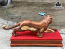 Tượng Hổ Phong Thủy Gỗ Cẩm Cao 24 Ngang 71 Sâu 21 (cm)