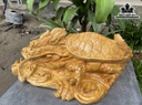 Tượng Long Quy Gỗ Xá Xị Cao 12 Ngang 36 Sâu 26 (cm)