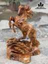 Tượng Ngựa Phong Thủy (Nhất Mã Phi Thiên) Gỗ Cẩm Cao 36 Ngang 26 Sâu 20 (cm)