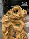 Tượng Rồng ( Nhất Long) Gỗ Xá Xị Cao 73 Ngang 60 Sâu 20 (cm)