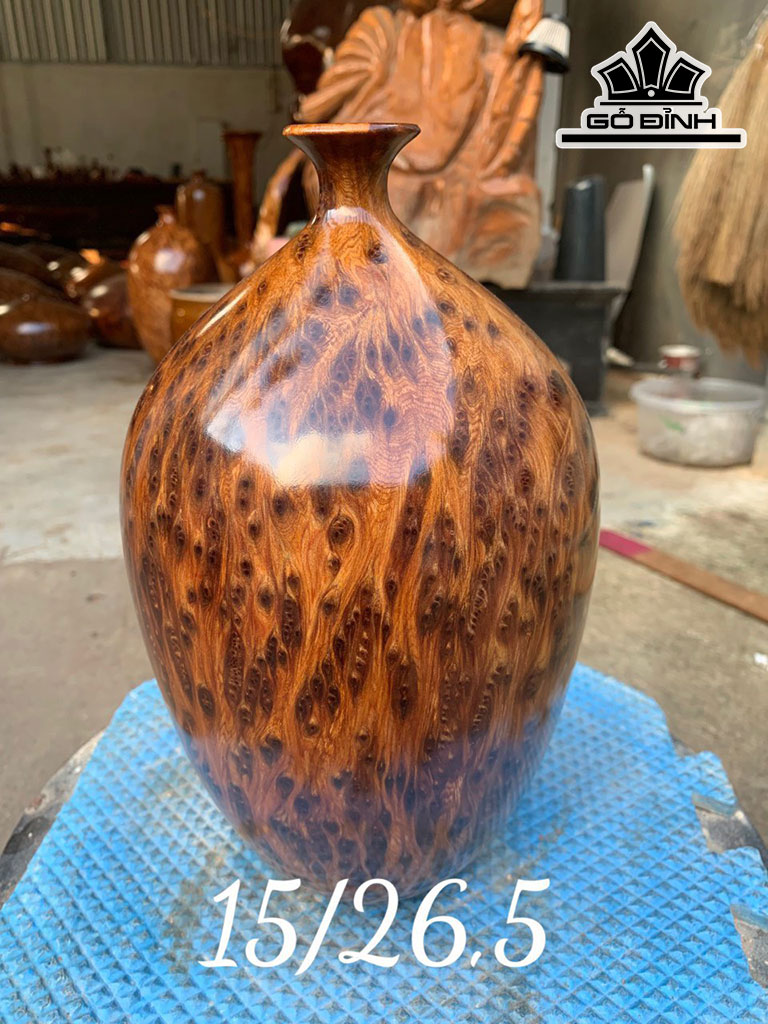 Chum Phú Quý Gỗ Ngọc Am Cao 26,5 Đường Kính 15 (cm)