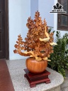Bình Hoa Gỗ Hương Cao 79 Ngang 51 Sâu 30 (cm)