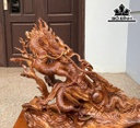 Tượng Rồng ( Nhất Long) Gỗ Xá Xị Cao 75 Ngang 80 Sâu 30 (cm)