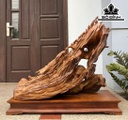 Tượng Rồng ( Nhất Long) Gỗ Xá Xị Cao 75 Ngang 80 Sâu 30 (cm)