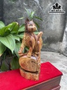 Tượng Mèo Gỗ Cẩm Cao 50 Ngang 25 Sâu 20 (cm)