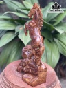 Tượng Ngựa Phong Thủy (Nhất Mã Phi Thiên) Gỗ Cẩm Cao 38 Ngang 22 Sâu 11 (cm)