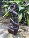 Tượng Ngựa Phong Thủy (Nhất Mã Phi Thiên) Gỗ Trắc Cao 45 Ngang 20 Sâu 12 (cm)