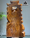 Tượng Cá Chép Hóa Rồng Gỗ Ngọc Am Cao 97 Ngang 59 Sâu 33 (cm)