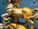 Tượng Ngựa Phong Thủy (Nhất Mã Phi Thiên) Gỗ Hương Cao 91 Ngang 103 Sâu 46 (cm)