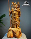 Tượng Quan Công Gỗ Sưa Cao 51 Ngang 22 Sâu 23 (cm)