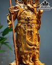 Tượng Quan Công Gỗ Sưa Cao 51 Ngang 22 Sâu 23 (cm)