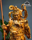 Tượng Quan Công Gỗ Sưa Cao 51 Ngang 22 Sâu 23 (cm)