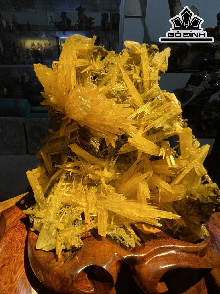 Bông Hoa Ưu Đàm Đá Trầm Tích Cao 27 (cm) 1,33kg