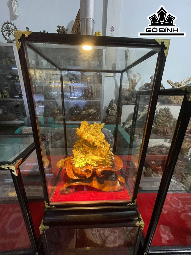 Bông Hoa Ưu Đàm Đá Trầm Tích Cao 27 (cm) 1,33kg