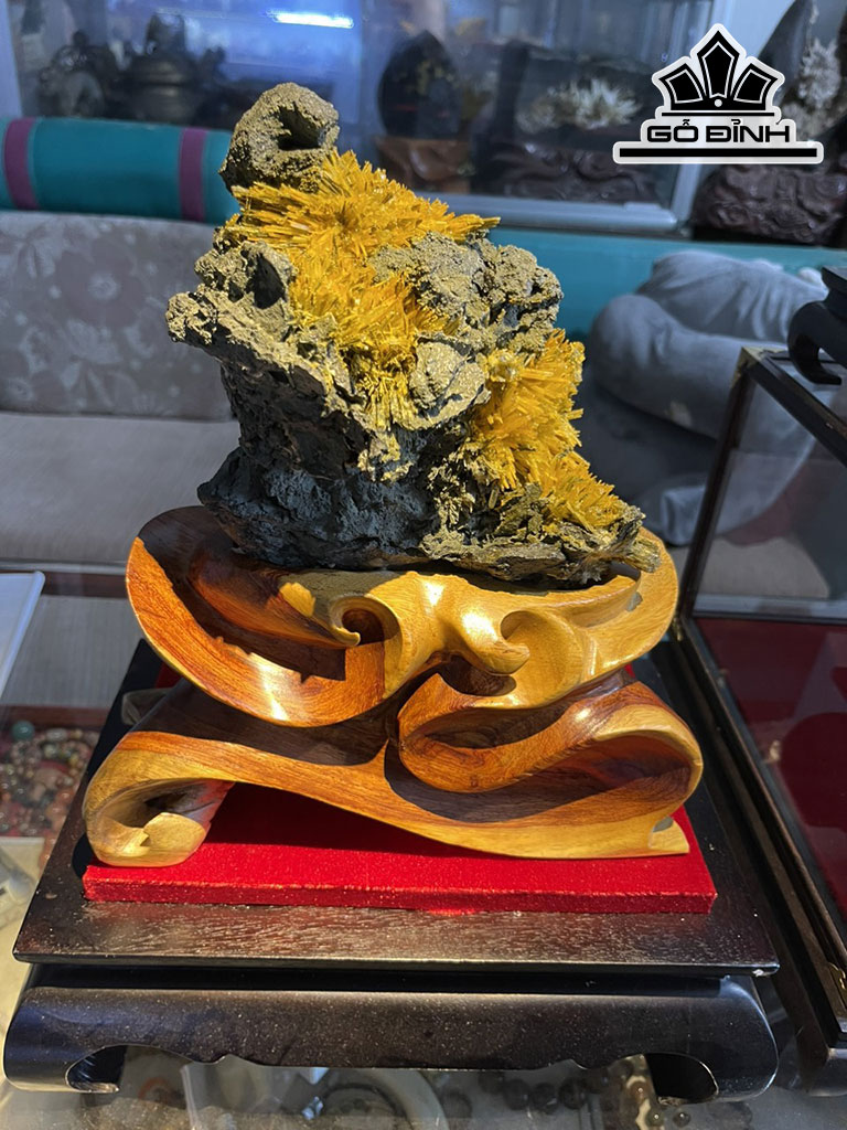 Bông Hoa Ưu Đàm Đá Trầm Tích Cao 29 (cm) 3,8kg