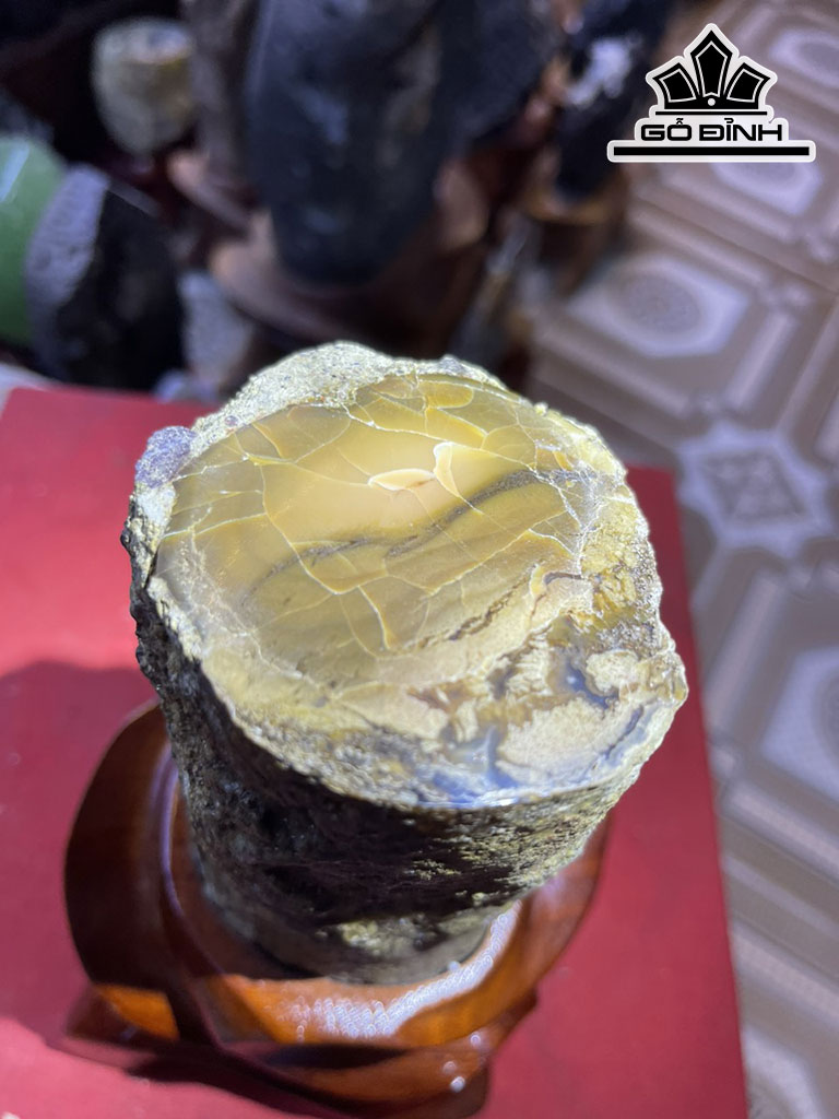Tác Phẩm Gỗ Hóa Ngọc Cao 23 (cm) 1,7kg