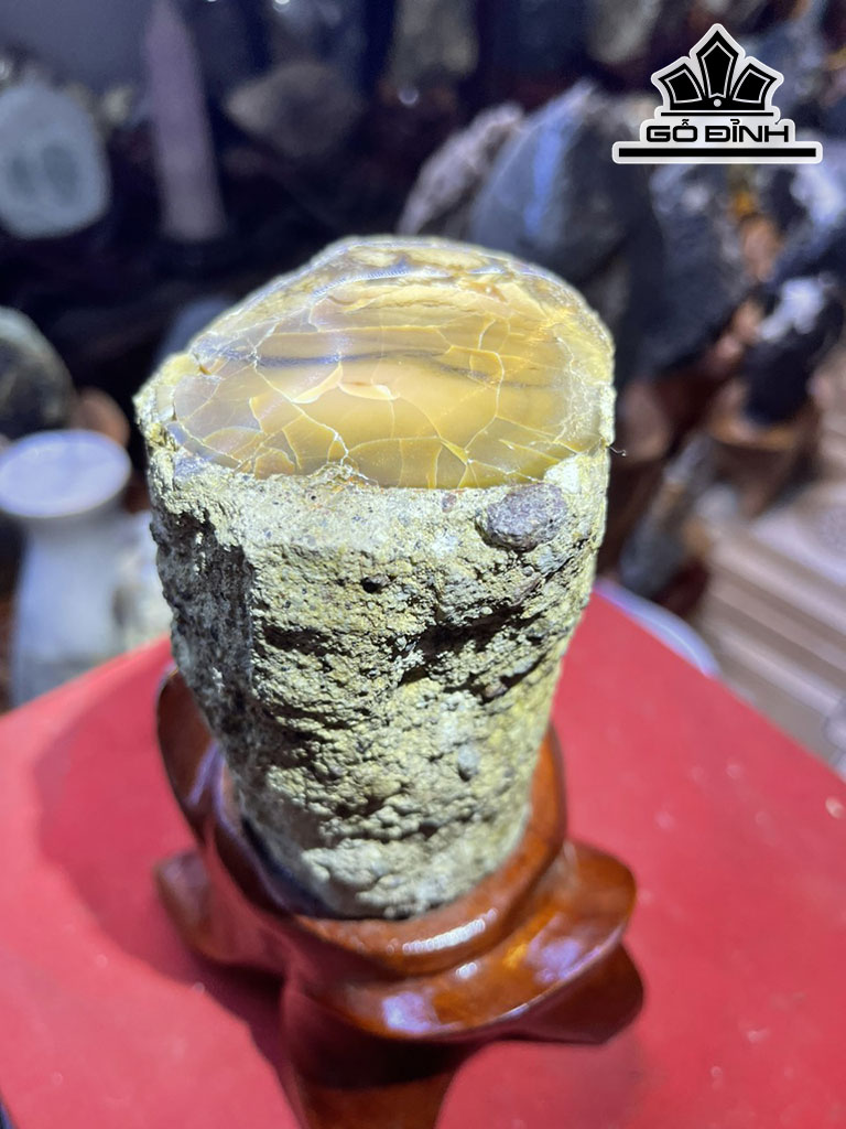 Tác Phẩm Gỗ Hóa Ngọc Cao 23 (cm) 1,7kg