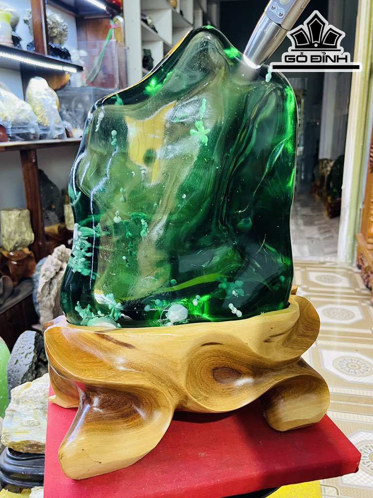 Tinh Thể Đá Thủy Tinh Bông Tuyết Cao 40 (cm) 14kg