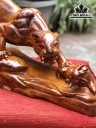 Tượng Báo Săn Mồi Gỗ Hương Cao 35 Ngang 70 Sâu 18 (cm)