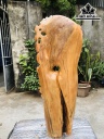 Tượng Cá Xiêm Đôi Gỗ Ngọc Am Cao 95 Ngang 39 Sâu 16 (cm)