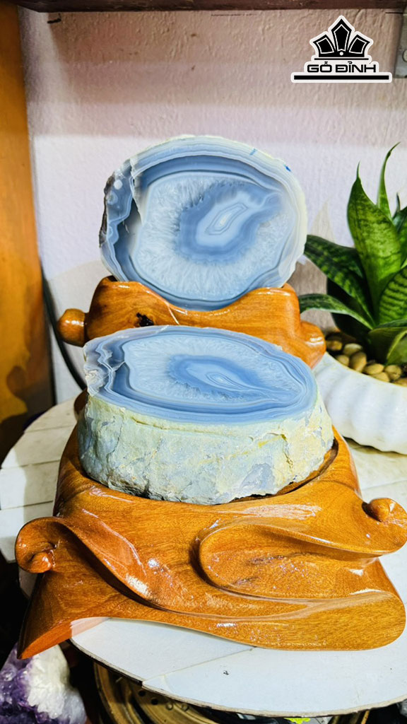 Bát Tụ Bảo Đá Mã Não Cao 27 Đường Kính Hạt 6,4 (cm) 6,4kg