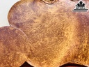 Khay Trà Song Ngư Uyên Ương Gỗ Nu Ngọc Am Cao 5 Ngang 75 Sâu 50 (cm)