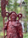 Tượng Quan Công Gỗ Tử Đàn Cao 60 Ngang 22 Sâu 20 (cm)