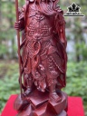 Tượng Quan Công Gỗ Tử Đàn Cao 60 Ngang 22 Sâu 20 (cm)