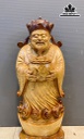 Tượng Thần Tài Gỗ Pơ Mu Cao 68 Ngang 27 Sâu 17 (cm)
