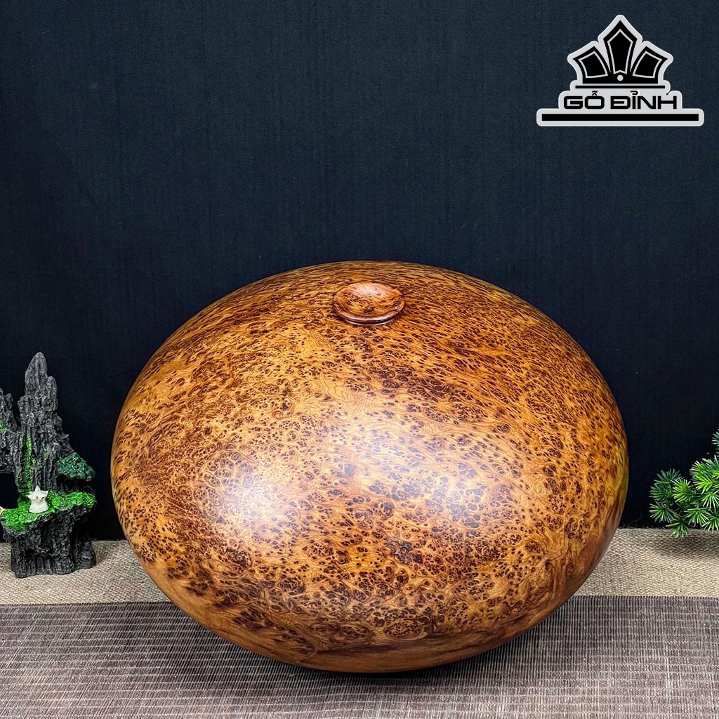 Chum Phú Quý Gỗ Nu Ngọc Am Cao 23 Đường Kính 36 (cm)